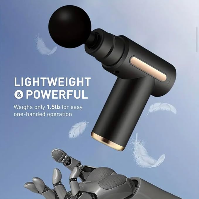 Lightweight Mini Rechargeable Massage Gun for Easy Handling