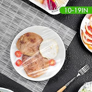 100 PCS Disposable Stretch Bowl Covers | Elastic Food Storage Covers | BPA Free