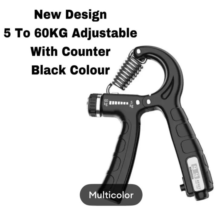 Counter Hand Gripper Adjustable Strength Exerciser with Digital Counter for Forearm & Finger Training