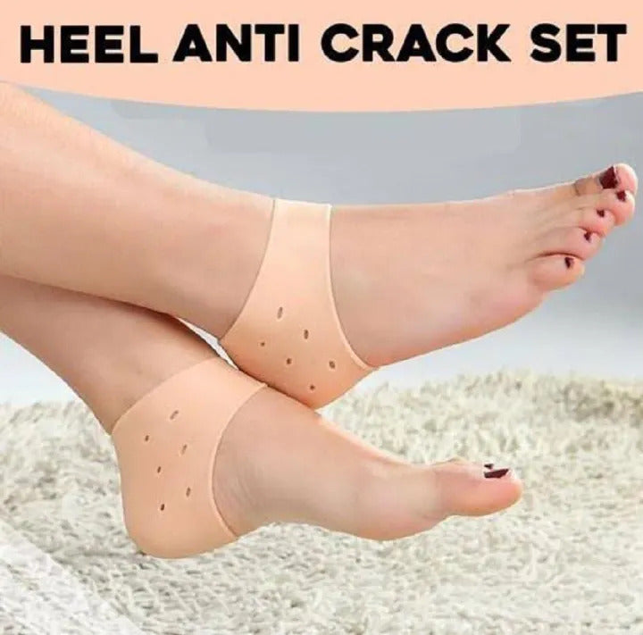 Silicone Gel Half Heel Pads (1 Pair) | Cushioned Heel Inserts for Foot Comfort & Shoe Fit