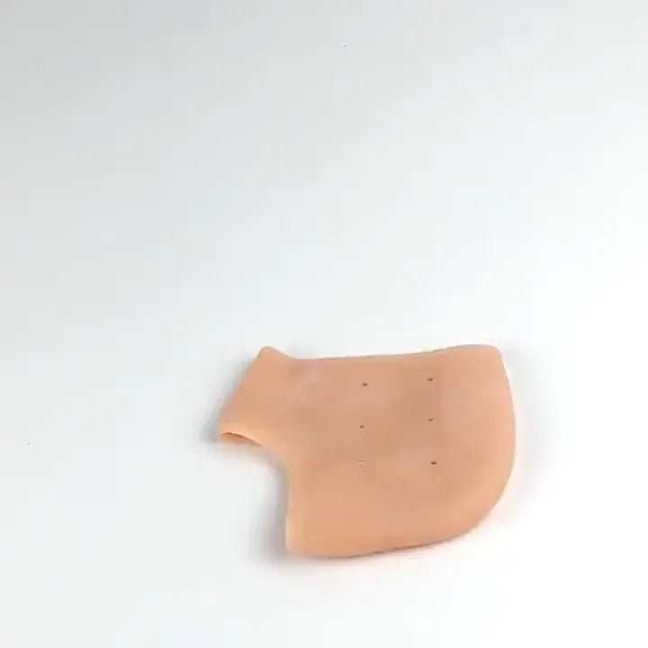 Silicone Gel Half Heel Pads (1 Pair) | Cushioned Heel Inserts for Foot Comfort & Shoe Fit