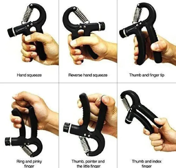 Counter Hand Gripper Adjustable Strength Exerciser with Digital Counter for Forearm & Finger Training