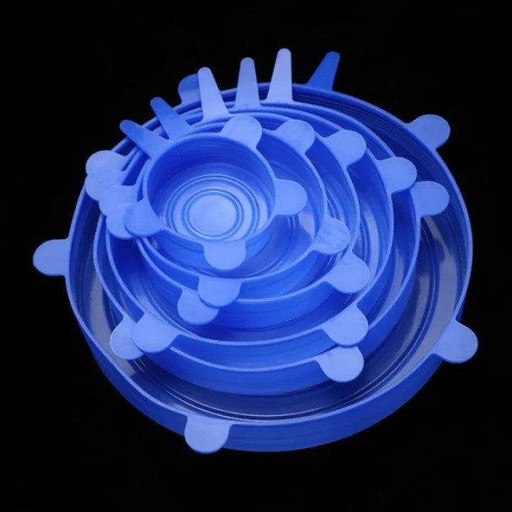 Silicone Stretch Lids Set for Food Storage | Reusable Food Covers for Bowls, Cups & Containers