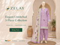 ZELAY | Premium Unstitched 3-Piece Lawn Suit – WUS26X38063