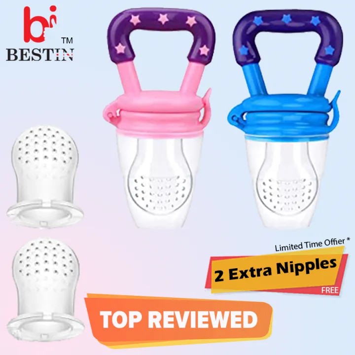 Baby Fruit Feeder Pacifier for Safe Feeding | Silicone Fresh Food Feeder for Babies & Toddlers