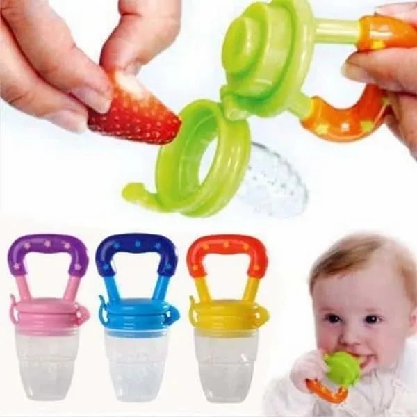 Baby Fruit Feeder Pacifier for Safe Feeding | Silicone Fresh Food Feeder for Babies & Toddlers