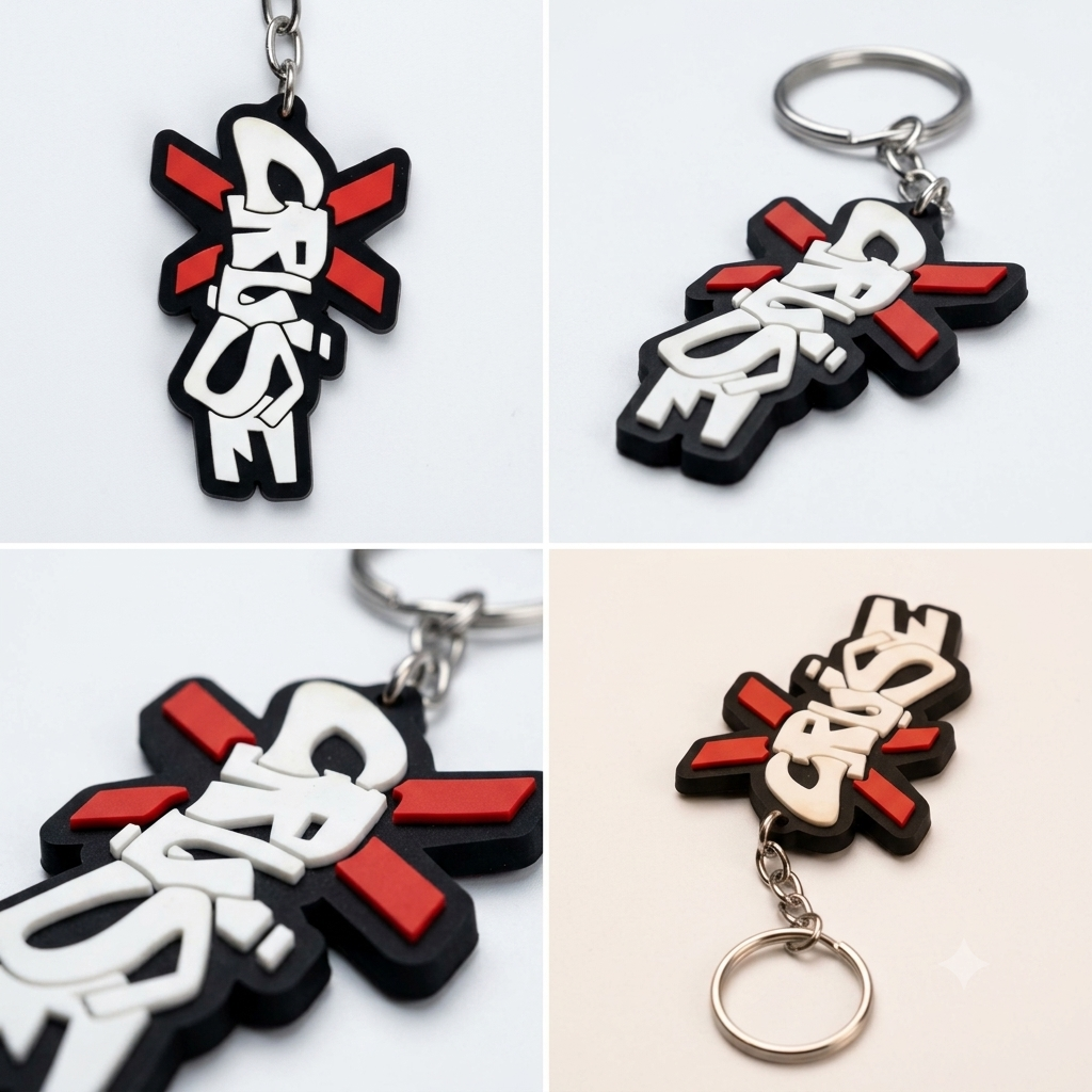 Cruise X Rubber Keychain