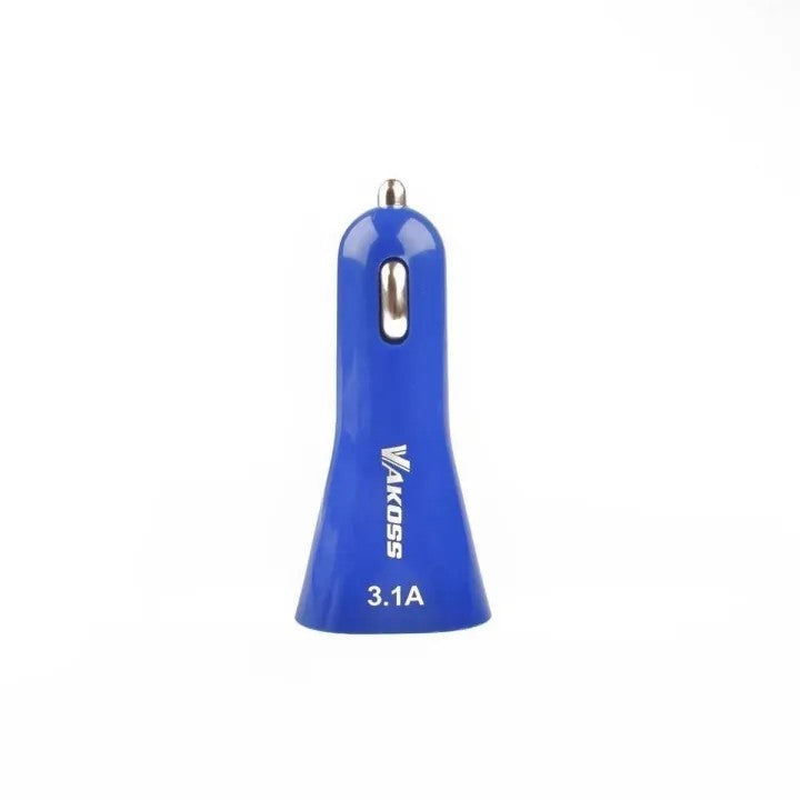 Vaks 2-Port USB Car Charger for Mobile Devices