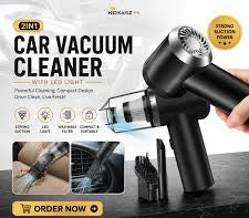 3-in-1 Portable Car Vacuum Cleaner – Wireless Vacuum & Blower