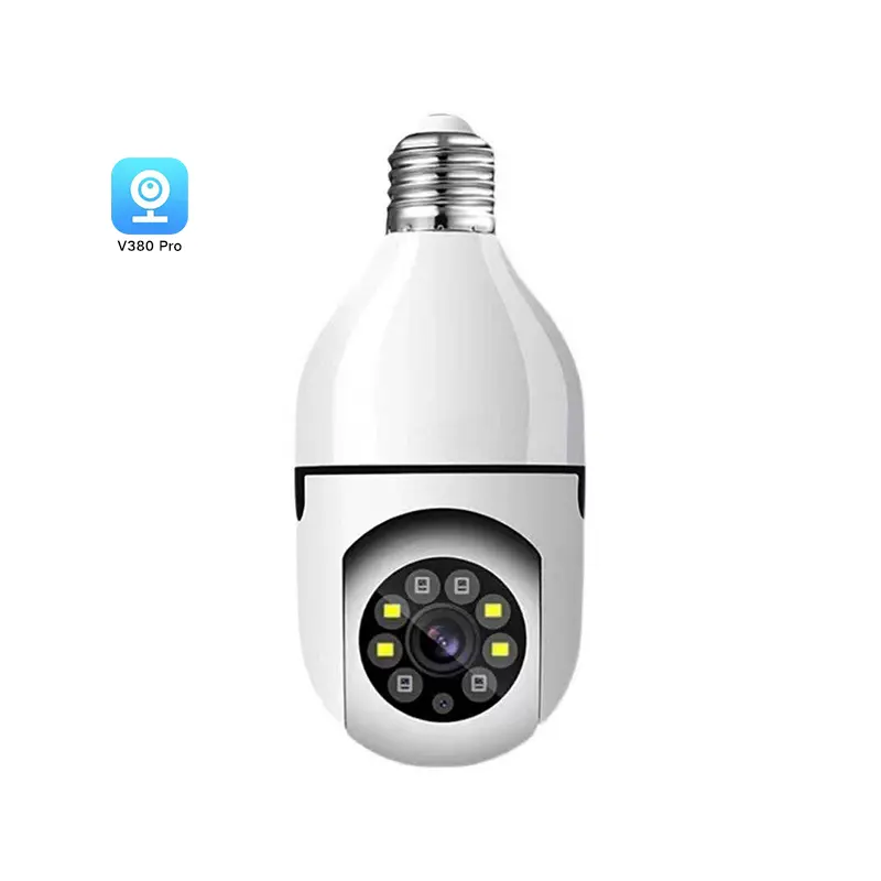 2MP WiFi Bulb CCTV Camera – 360° View & Motion Alerts