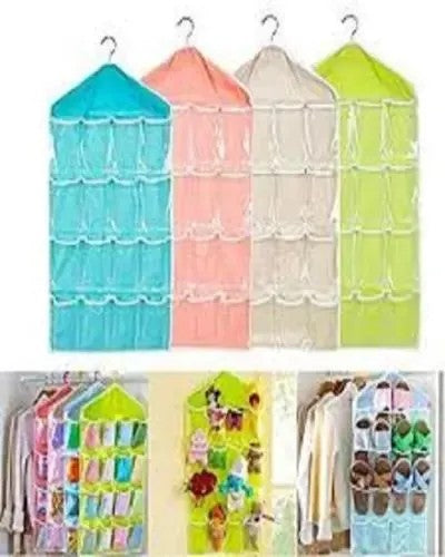 Clear Multi-Pocket Hanging Organizer