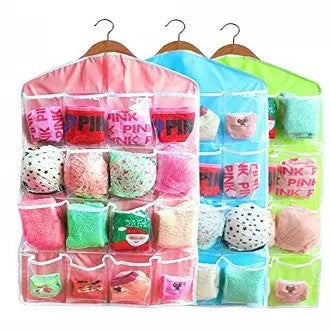 Clear Multi-Pocket Hanging Organizer