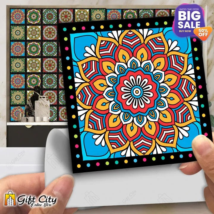 Self-Adhesive Tile Stickers Pack for Home Décor