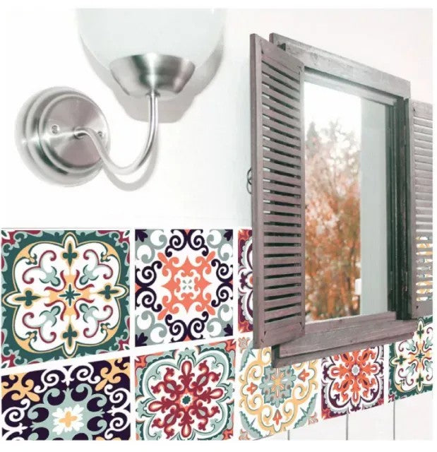 Self-Adhesive Tile Stickers Pack for Home Décor