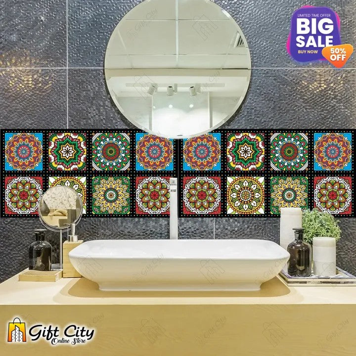 Self-Adhesive Tile Stickers Pack for Home Décor