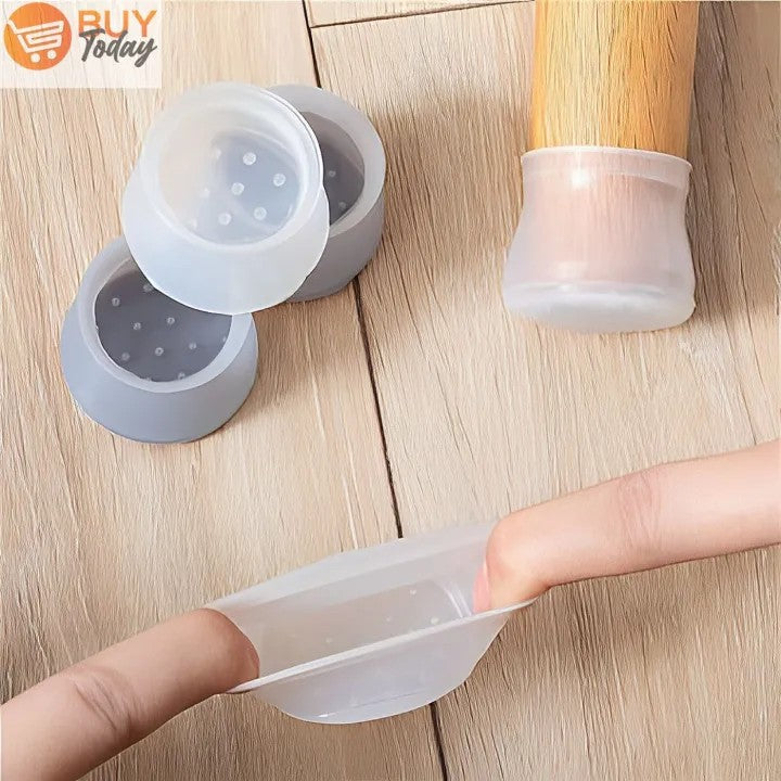 Silicone Caps for Chair & Table Legs | Anti-Scratch Furniture Leg Protectors (Set)