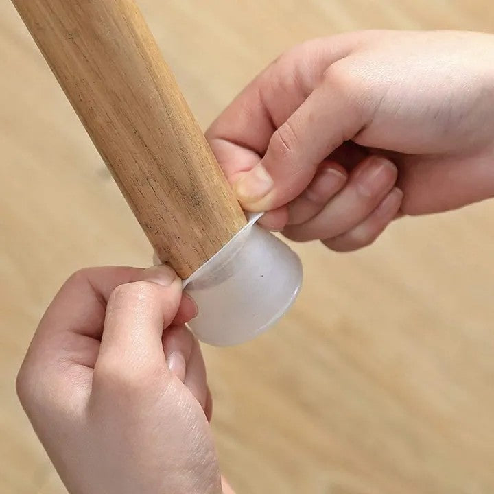 Silicone Caps for Chair & Table Legs | Anti-Scratch Furniture Leg Protectors (Set)