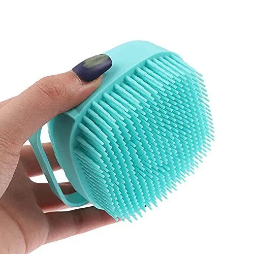 Silicone Bath & Body Brush with Soap Dispenser | Soft Exfoliating Shower Scrubber for Body Cleansing