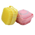Silicone Bath & Body Brush with Soap Dispenser | Soft Exfoliating Shower Scrubber for Body Cleansing