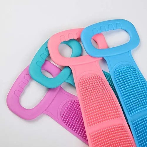 Back Scrubber Bath Belt for Shower | Exfoliating Body Scrub Belt with Handles