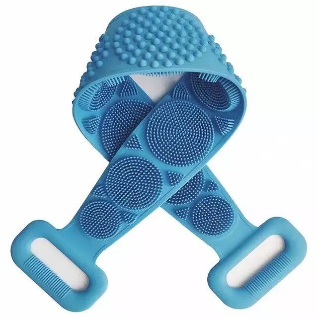 Back Scrubber Bath Belt for Shower | Exfoliating Body Scrub Belt with Handles