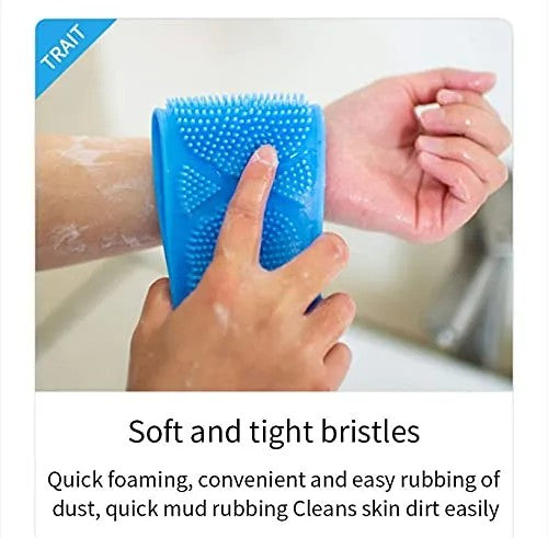 Back Scrubber Bath Belt for Shower | Exfoliating Body Scrub Belt with Handles