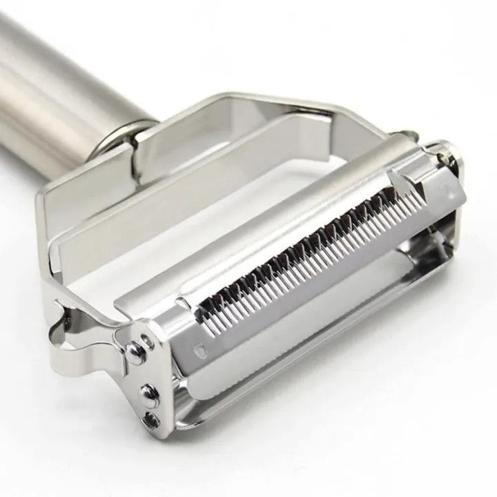 Julienne & Vegetable Peeler for Kitchen | 2-in-1 Stainless Steel Fruit & Vegetable Peeler