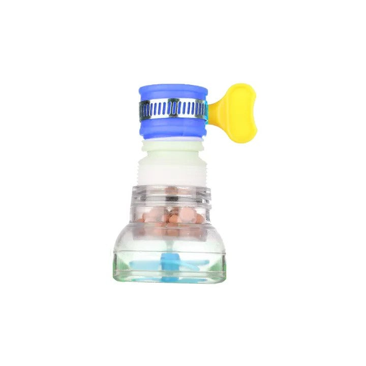 Universal Fan Faucet Nozzle for Kitchen Sink | 360° Rotating Water Saving Tap Extender