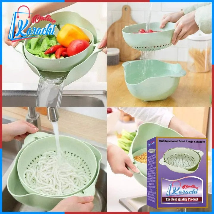 2-in-1 Multifunctional Colander Basket