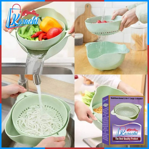 2-in-1 Multifunctional Colander Basket
