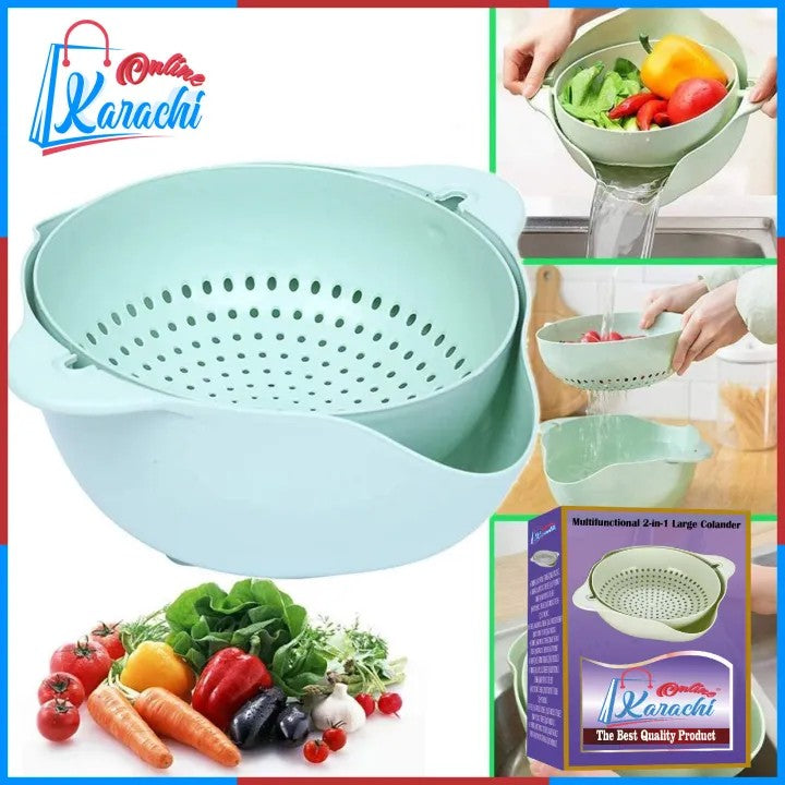 2-in-1 Multifunctional Colander Basket