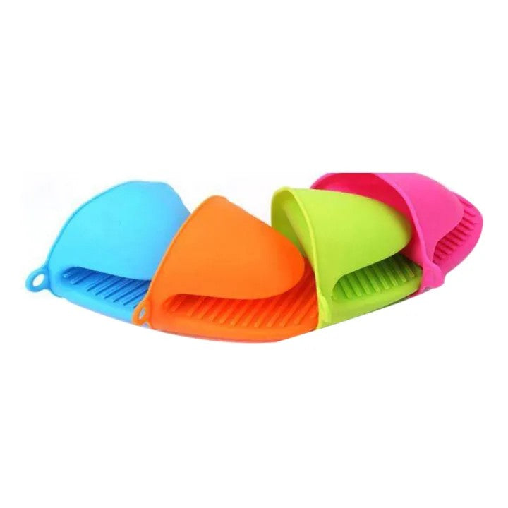 Silicone Heat Resistant Kitchen Gloves | Non-Slip Cooking, Baking & BBQ Oven Gloves (1 Pair)