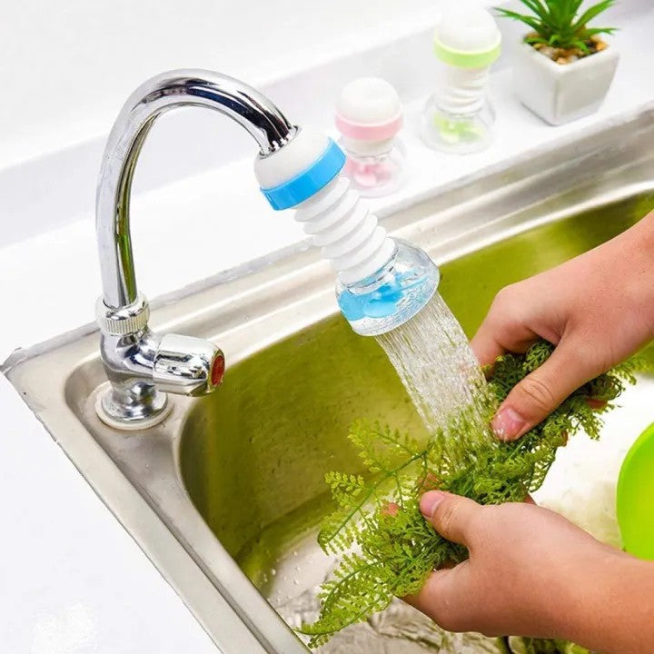360° Faucet Nozzle Tap Extender | Universal Rotating Sink Sprayer for Kitchen & Bathroom