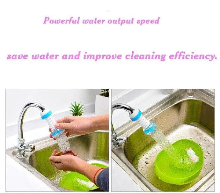 360° Faucet Nozzle Tap Extender | Universal Rotating Sink Sprayer for Kitchen & Bathroom