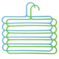Multi-Layer Clothes HaMulti-Layer Clothes Hanger Space Saver | 5-Layer Closet Organizer for Shirts, Pants & Scarvesnger Space Saver