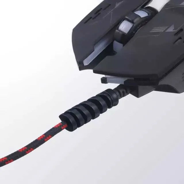 Spiral Silicone Cable Protectors | USB Charging Cable Saver & Wire Protector for iPhone, Android & Type-C Cables (Set)