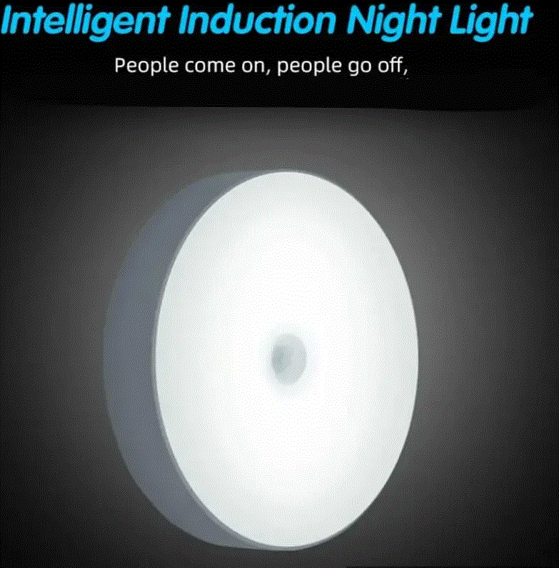 Automatic LED Motion Sensor Night Light for Dark Spaces
