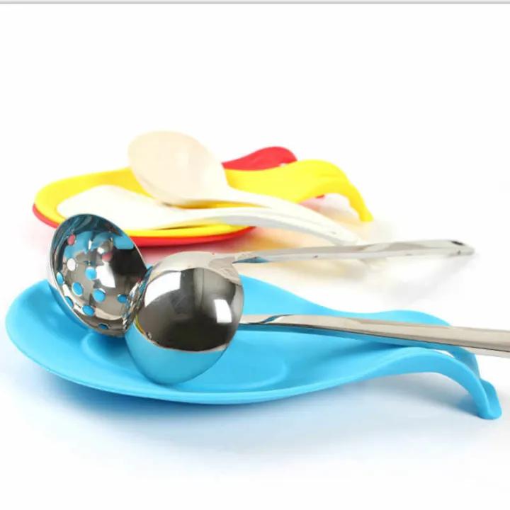 Kitchen Spoon Rest for Countertop | Heat Resistant Spoon Holder & Utensil Rest for Cooking