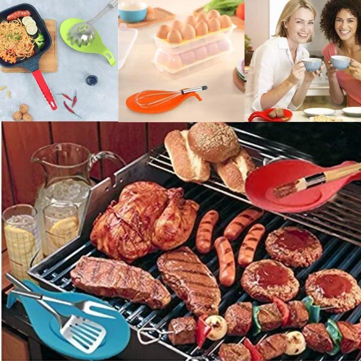 Kitchen Spoon Rest for Countertop | Heat Resistant Spoon Holder & Utensil Rest for Cooking