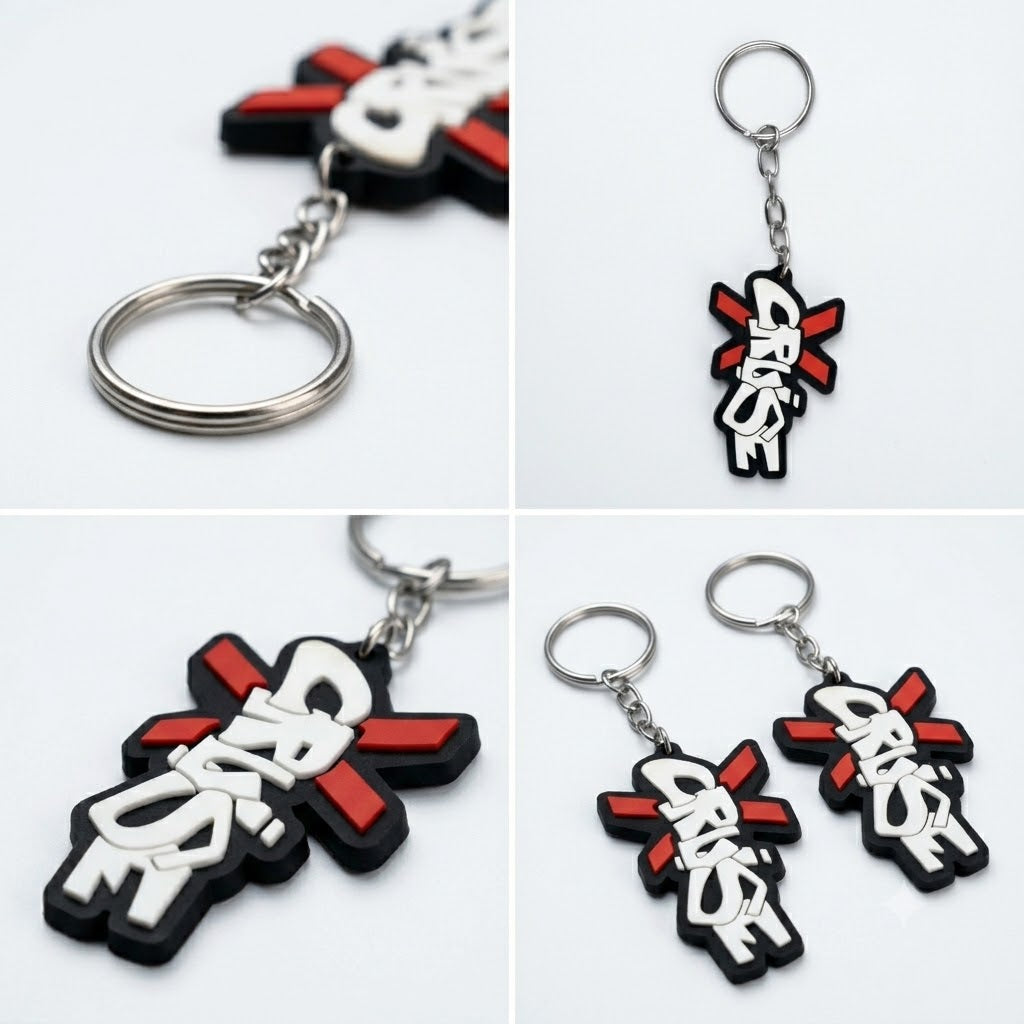 Cruise X Rubber Keychain
