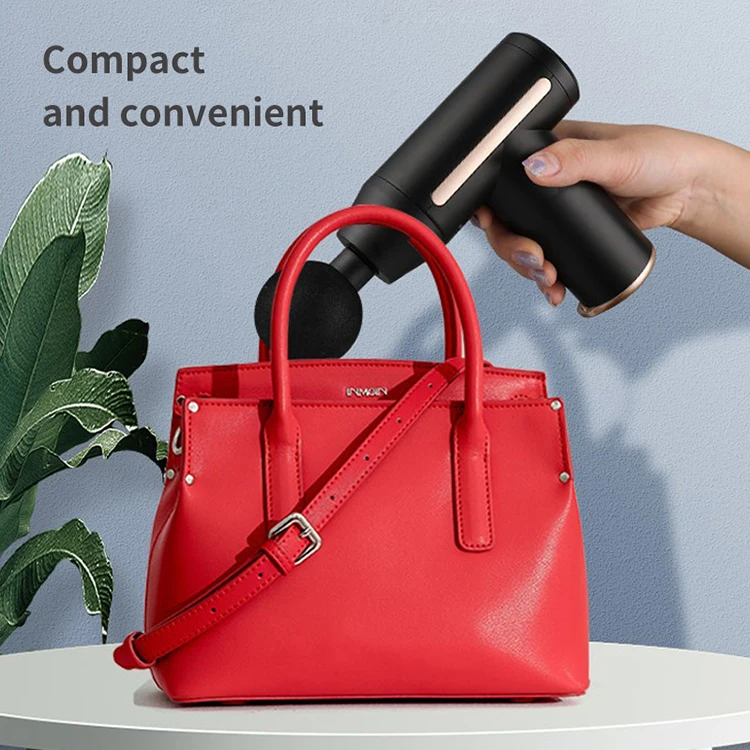 Compact Portable Massage Gun Easy to Carry in Bag for Travel