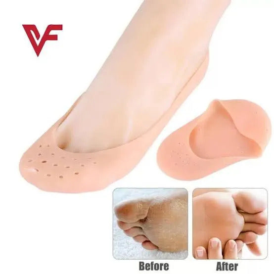 Full Silicone Gel Foot Pads for Comfort | Reusable Cushion Insoles for Men & Women