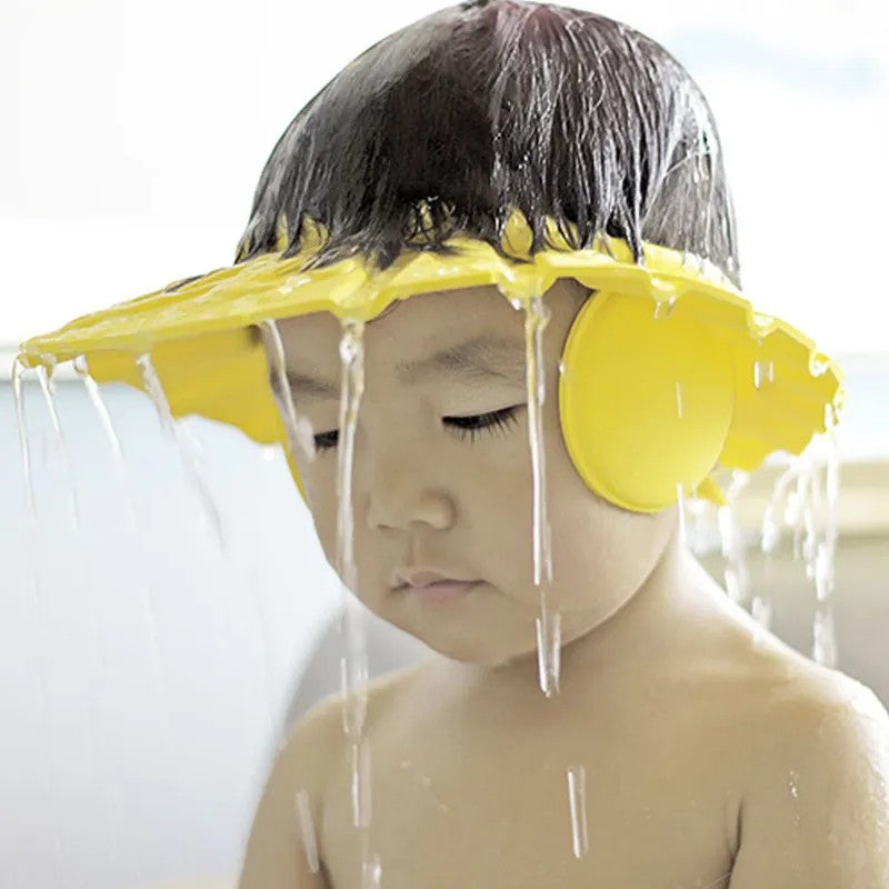 Baby Shower Cap | Adjustable Waterproof Shampoo Shield for Kids & Toddlers