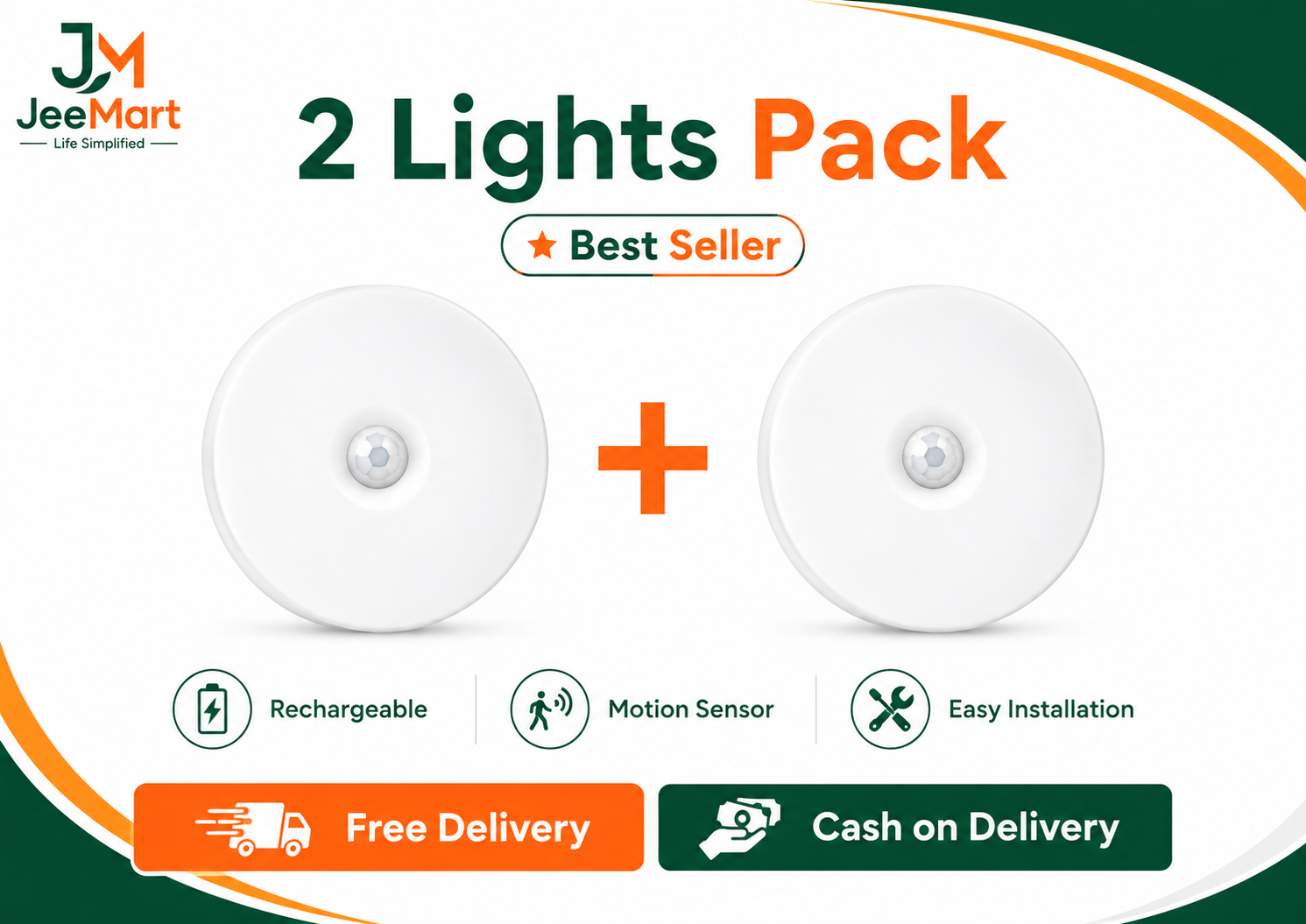 Rechargeable Motion Sensor LED Night Light