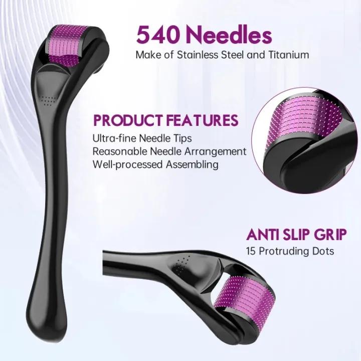 Derma Roller for Skincare Routine | Microneedling Roller for Face, Beard & Hair Growth