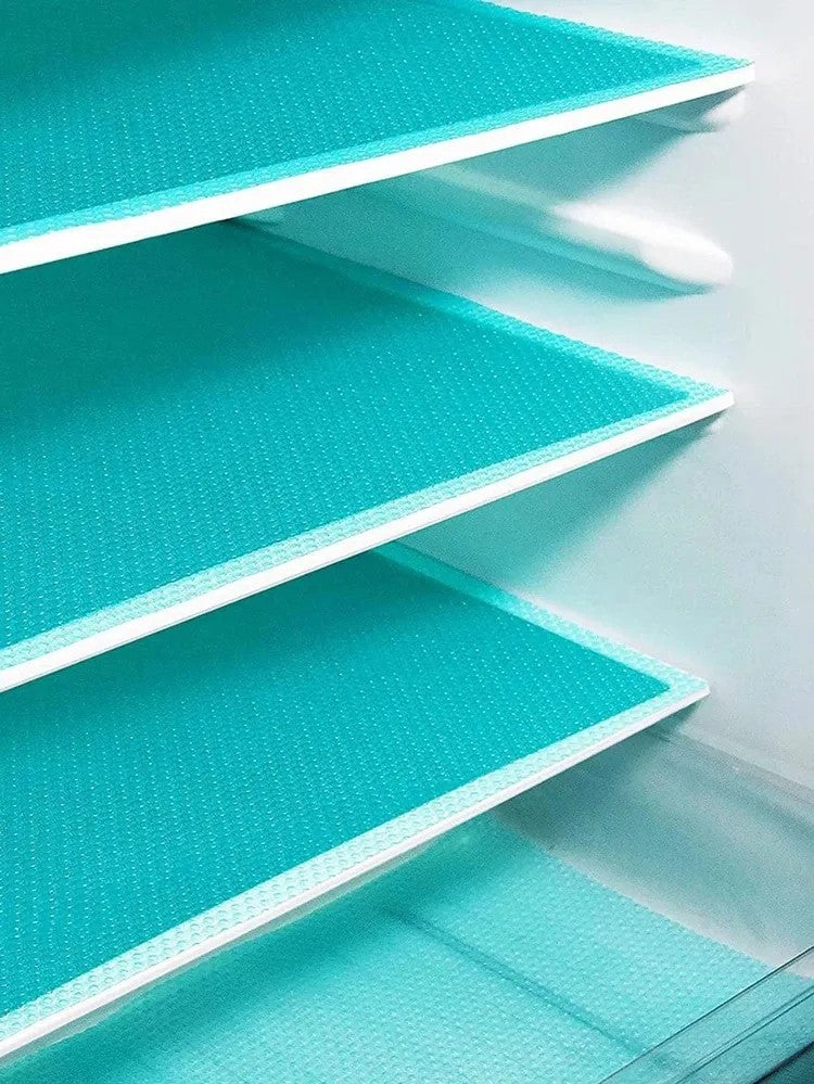 Refrigerator Silicone Mat | Washable Non-Slip Fridge Shelf Liner for Kitchen Storage