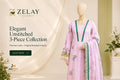 ZELAY Premium Unstitched 3-Piece Lawn Suit | WUS26X30822