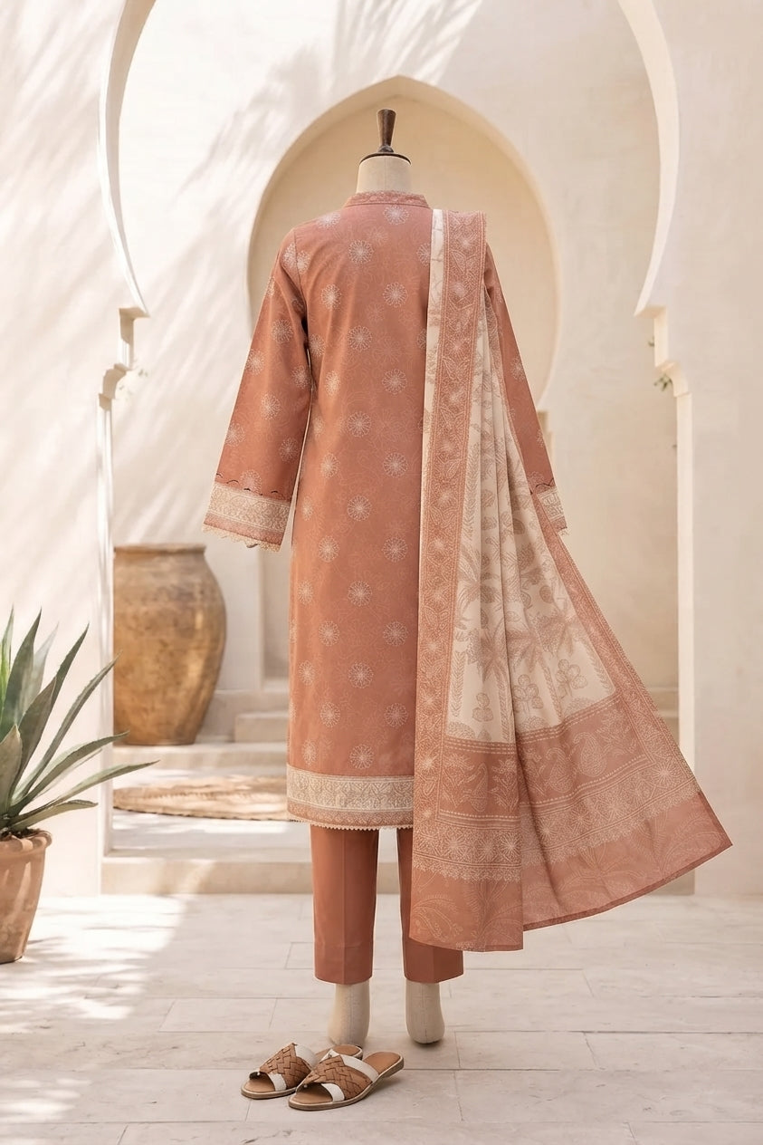 ZELAY | Premium Unstitched 3-Piece Lawn Suit – WUS26X38047