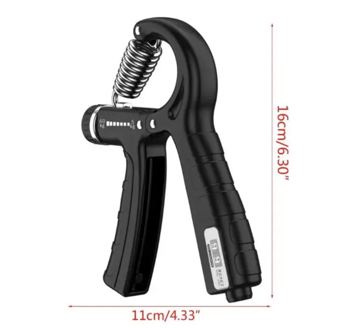 Adjustable Hand Gripper with Counter | Forearm Strength Trainer | Grip Strength Exerciser