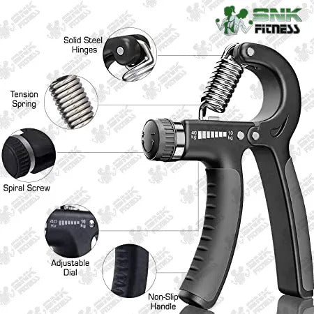 Adjustable Hand Gripper with Counter | Forearm Strength Trainer | Grip Strength Exerciser